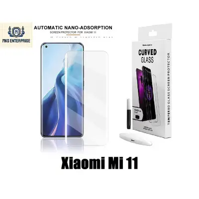 Picture of Full HD Curved Edge Liquid UV Tempered Glass Screen Protector For Xiaomi Mi 11
