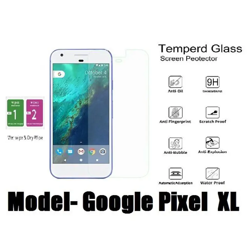 Picture of Google Pixel XL Tempered Glass Screen Protector 2.5D -Transparent
