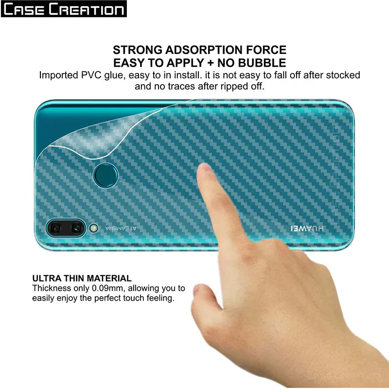 Picture of Huawei P20 lite Carbon Fiber Back Poly Sticker Protection