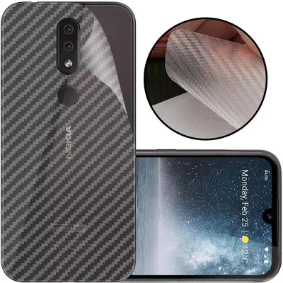 Picture of Carbon Fiber Back Poly Sticker Protection For Nokia 4.2