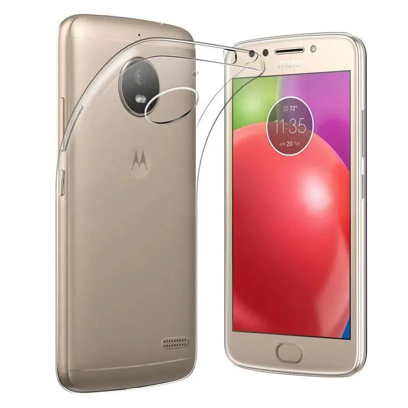Picture of Motorola Moto E4 Plus Transparent Clear Slim Soft Cover Skin Gel TPU Case