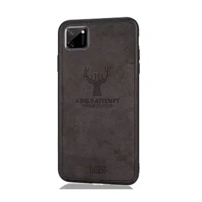 Picture of Realme C11 Deer Case Anti Slip Grip Matte Cloth and Camera Protection Back Cover