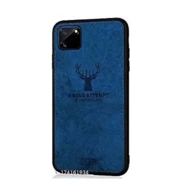 Picture of Realme C11 Deer Case Anti Slip Grip Matte Cloth and Camera Protection Back Cover