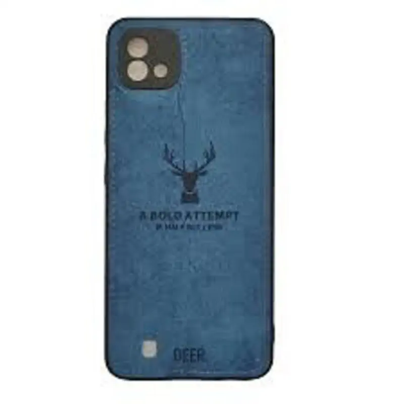 Picture of Realme C11 Deer Case Anti Slip Grip Matte Cloth and Camera Protection Back Cover