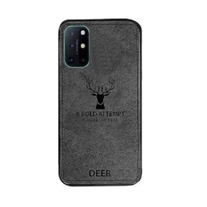 Picture of OnePlus 8T Deer Case Anti Slip Grip Matte Cloth and Camera Protection Back Cover