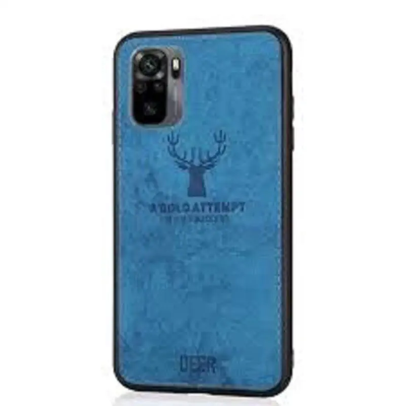 Picture of Xiaomi Poco M3 Pro 5G Deer Case Anti Slip Grip Matte Cloth and Camera Protection Back Cover