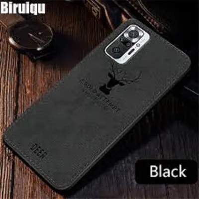 Picture of Xiaomi Redmi 10 Deer Case Anti Slip Grip Matte Cloth and Camera Protection Back Cover
