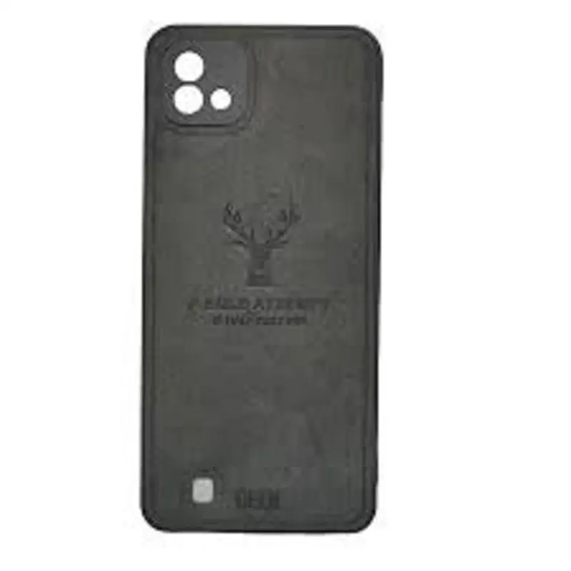 Picture of Realme C21 Deer Case Anti Slip Grip Matte Cloth and Camera Protection Back Cover
