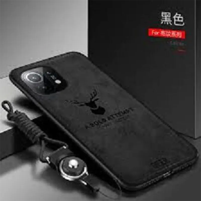 Picture of Xiaomi Mi 11 Deer Case Anti Slip Grip Matte Cloth and Camera Protection Back Cover