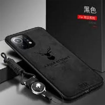 Picture of Xiaomi Mi 11 Deer Case Anti Slip Grip Matte Cloth and Camera Protection Back Cover