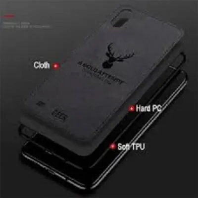 Picture of Xiaomi Redmi 7A Deer Case Anti Slip Grip Matte Cloth and Camera Protection Back Cover