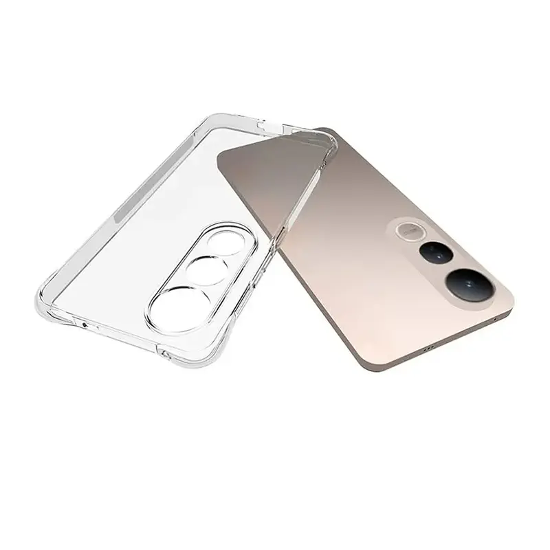 Picture of Vivo V50 Lite Transparent Clear Slim Soft Cover Skin Gel TPU Case cover With Bumper