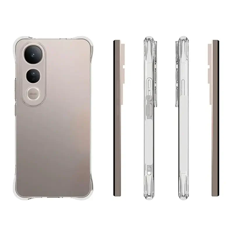 Picture of Vivo V50 Lite Transparent Clear Slim Soft Cover Skin Gel TPU Case cover With Bumper