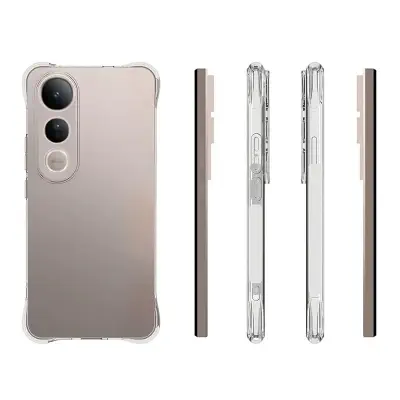 Picture of Vivo V50 Lite Transparent Clear Slim Soft Cover Skin Gel TPU Case cover With Bumper
