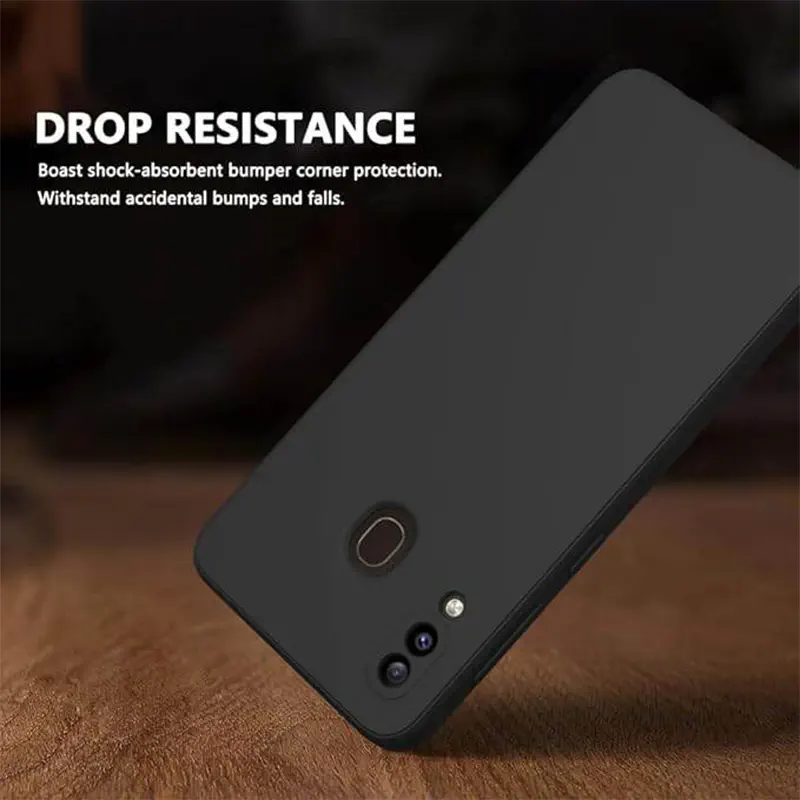 Picture of Samsung Galaxy A20 Premium Liquid Silicone Protection Back Cover Soft Case