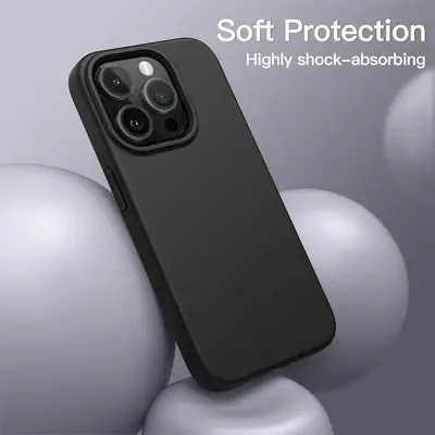 Picture of Apple iPhone 13 Pro Premium Liquid Silicone Protection Back Cover Soft Case