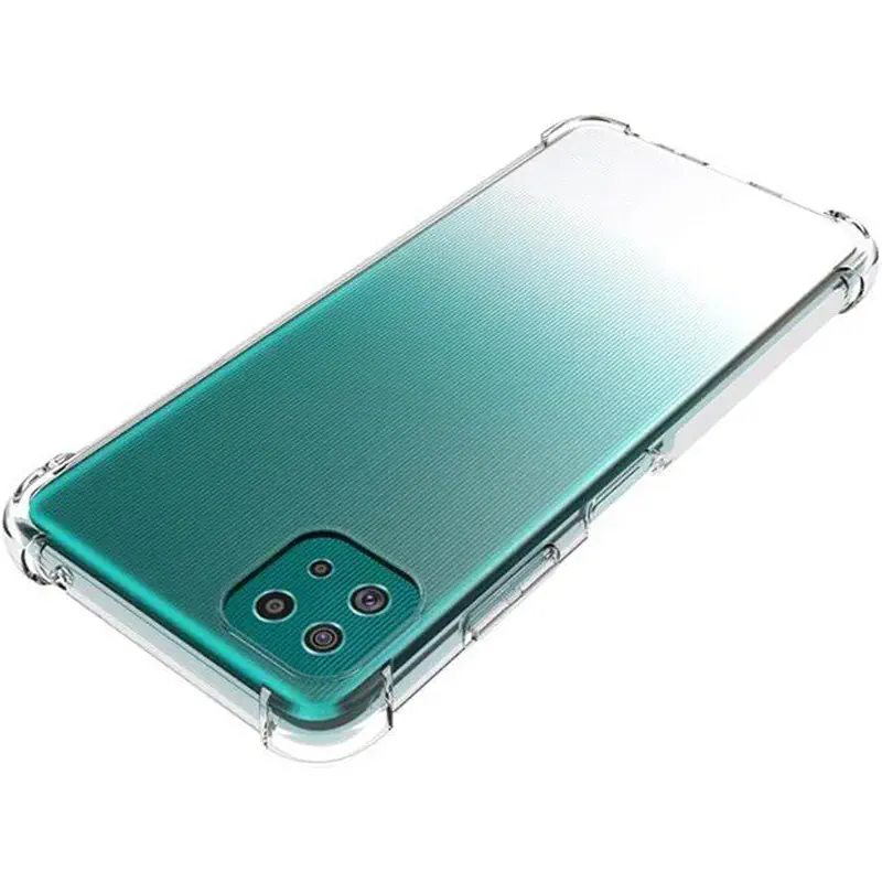Picture of Samsung Galaxy A22 5G Transparent Clear Slim Soft TPU Cover With Bumper