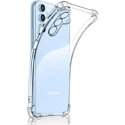 Picture of Samsung Galaxy A05s Transparent Clear Slim Soft TPU Cover With Bumper