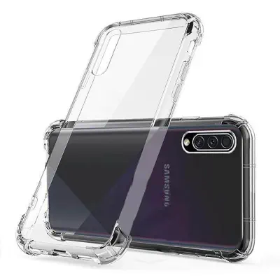 Picture of Samsung Galaxy A50 Transparent Clear Slim Soft TPU Cover With Bumper