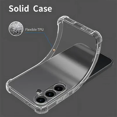 Picture of Samsung Galaxy A56 Transparent Clear Slim Soft TPU Cover With Bumper