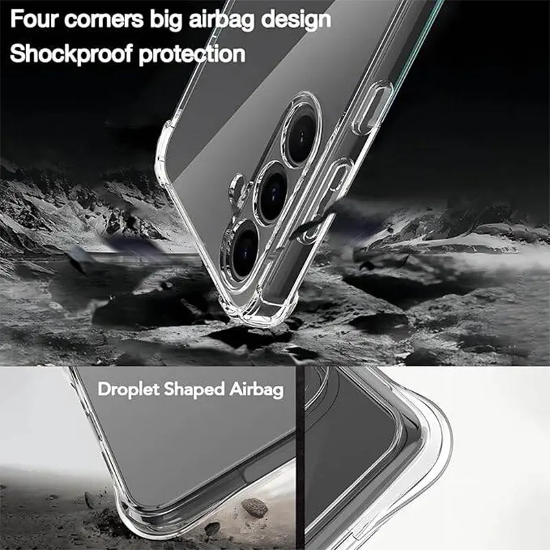 Picture of Samsung Galaxy A56 Transparent Clear Slim Soft TPU Cover With Bumper