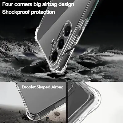 Picture of Samsung Galaxy A56 Transparent Clear Slim Soft TPU Cover With Bumper