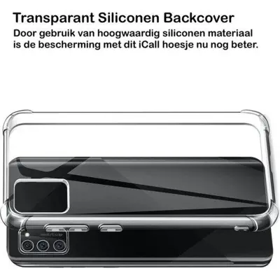 Picture of Samsung Galaxy A41 Transparent Clear Slim Soft TPU Cover With Bumper