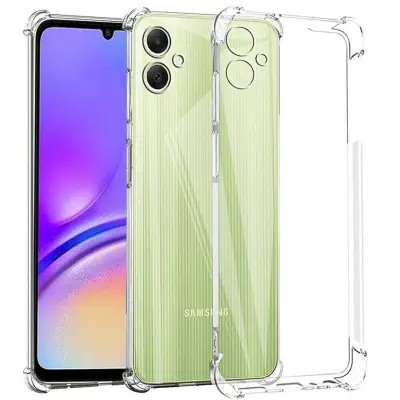 Picture of Samsung Galaxy F06 Transparent Clear Slim Soft TPU Cover With Bumper