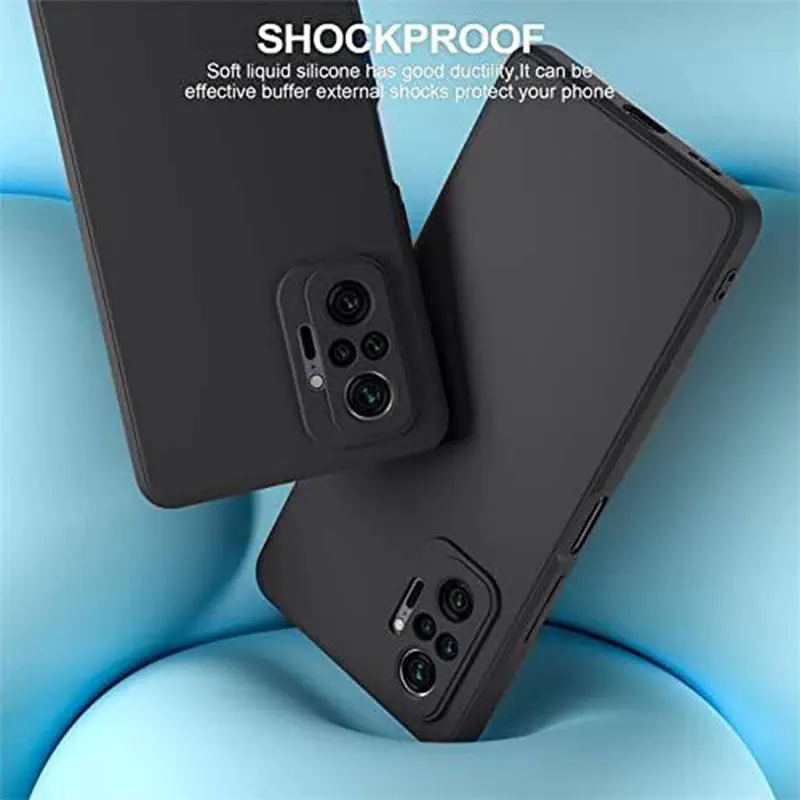 Picture of Xiaomi Redmi Note 10 Pro Max Premium Liquid Silicone Protection Back Cover Soft Case