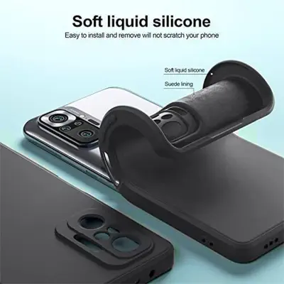 Picture of Xiaomi Redmi Note 10 Pro Max Premium Liquid Silicone Protection Back Cover Soft Case