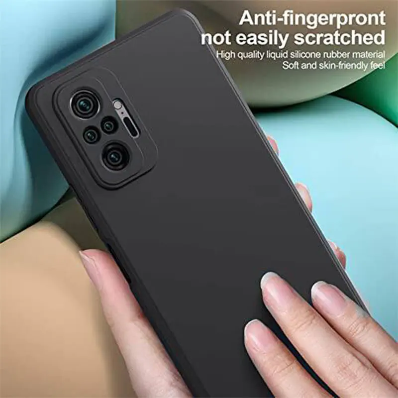 Picture of Xiaomi Redmi Note 10 Pro Max Premium Liquid Silicone Protection Back Cover Soft Case