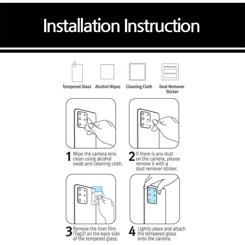 Picture of Samsung Galaxy S20 Plus Flexible Camera Lens Protector