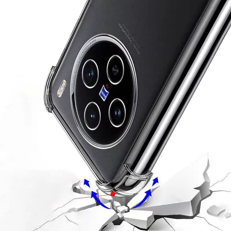 Picture of vivo X100 Pro Transparent Clear Slim Soft Cover Skin Gel TPU Case cover