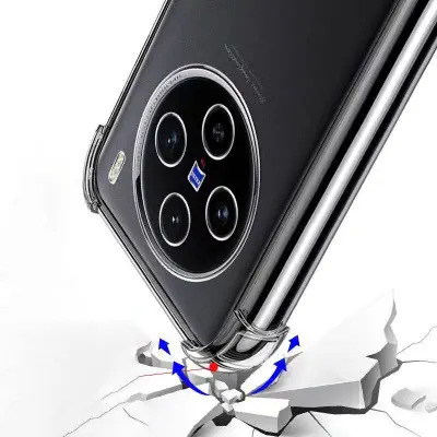 Picture of vivo X100 Pro Transparent Clear Slim Soft Cover Skin Gel TPU Case cover