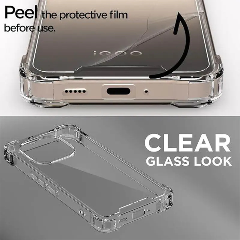 Picture of vivo iQOO Neo 10 Transparent Clear Slim Soft Cover Skin Gel TPU Case cover