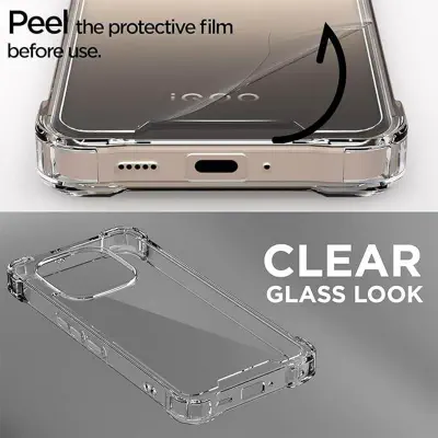 Picture of vivo iQOO Neo 10 Transparent Clear Slim Soft Cover Skin Gel TPU Case cover