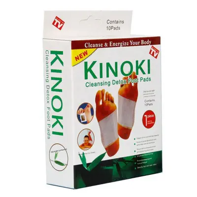 Picture of Kinoki Cleansing Detox Foot Pad - 10 Pads White