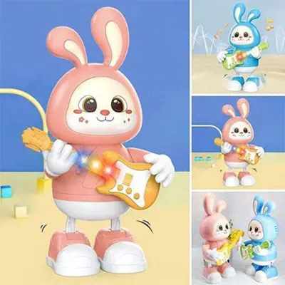 Picture of Rabbit Guitarist Dance Bunny Toy Multicolor