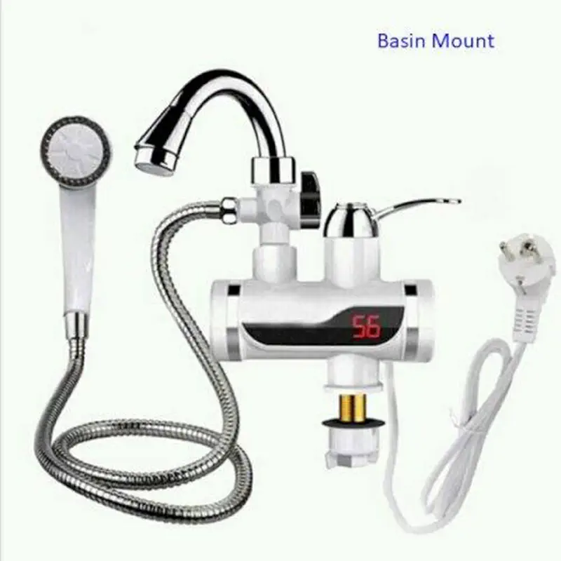 Picture of Digital Instant Hot Water Tap for wall White
