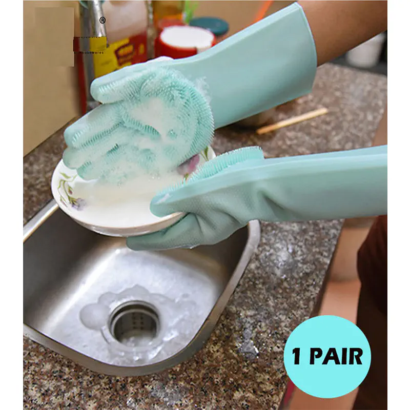 Picture of Magic Silicone Hand Gloves Multicolor