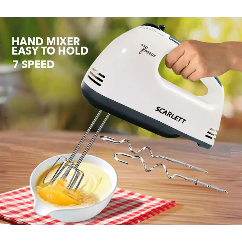 Picture of Scarlett - Electric Egg Beater and Mixer for Cake Cream - White