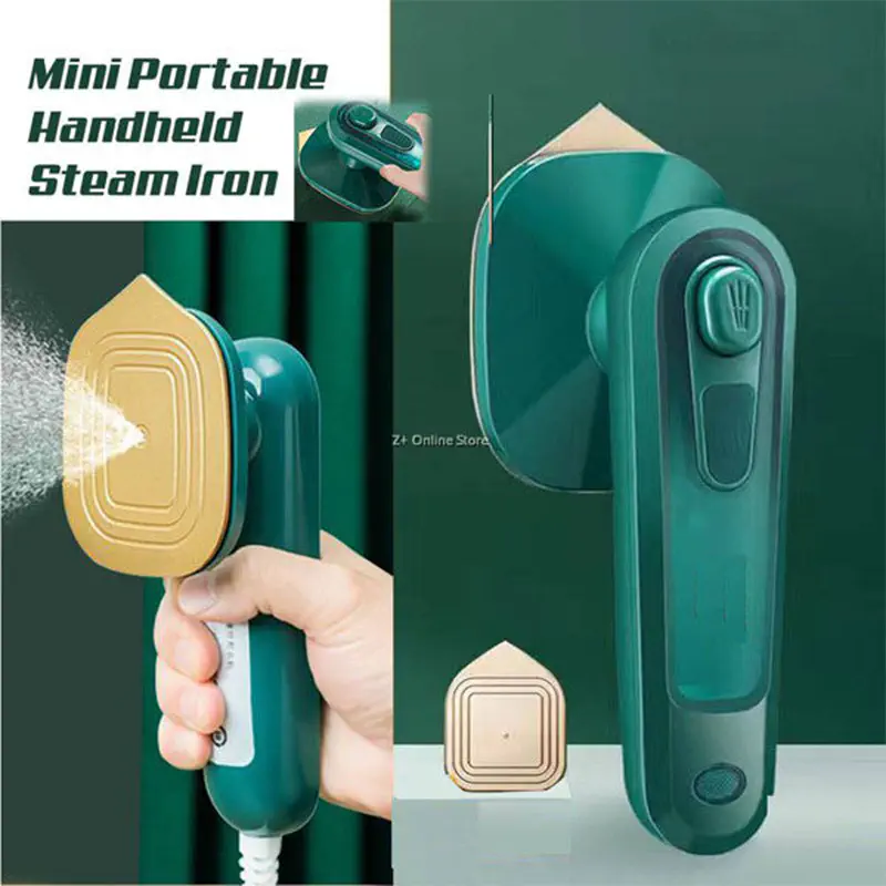 Picture of Mini Electric Handheld Steamer Iron Machine Green