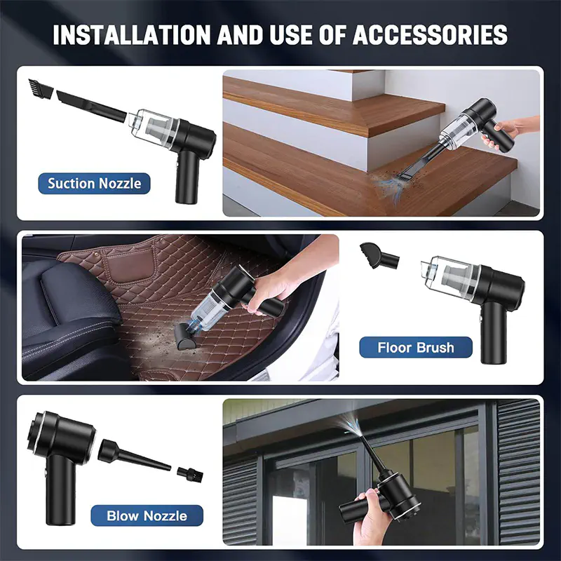 Picture of 2 in 1 vacuum cleaner portable & Rechargeable 