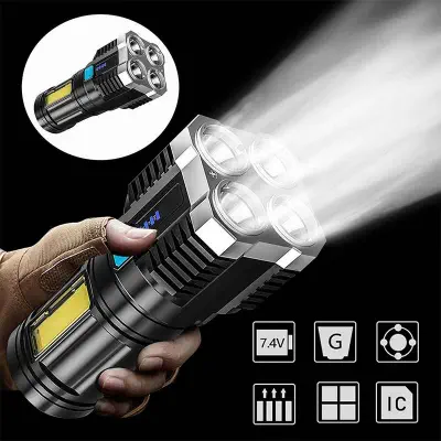 Picture of Torch Light 3 LED 2025 Black