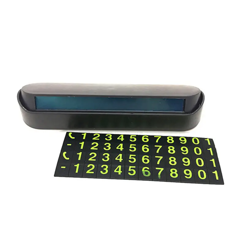 Picture of Car Temporary Parking Card 