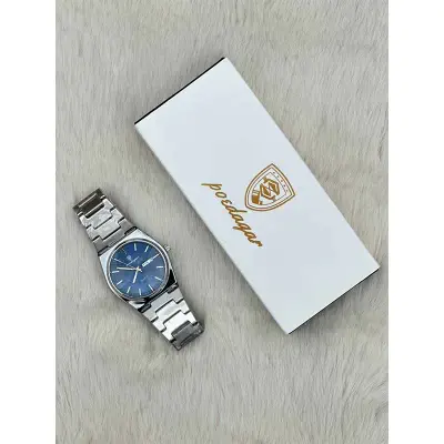 Picture of POEDAGAR 930 Men's New Luxury Luminous Date Week Stainless Steel Quartz Watch For Men 