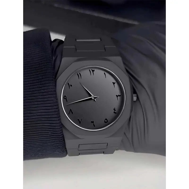 Picture of Black Minimalist Analog Watch | Trending Wristwatch Black