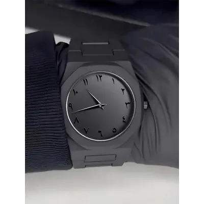 Picture of Black Minimalist Analog Watch | Trending Wristwatch Black