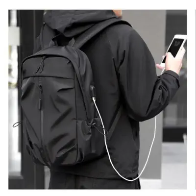 Picture of Waterproof Multi-Functional Laptop Backpack Black