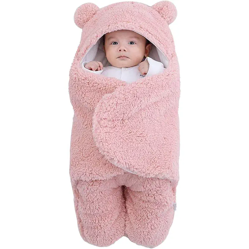 Picture of 100% Cotton Thicken Soft Newborn Baby Wrap Blanket 
